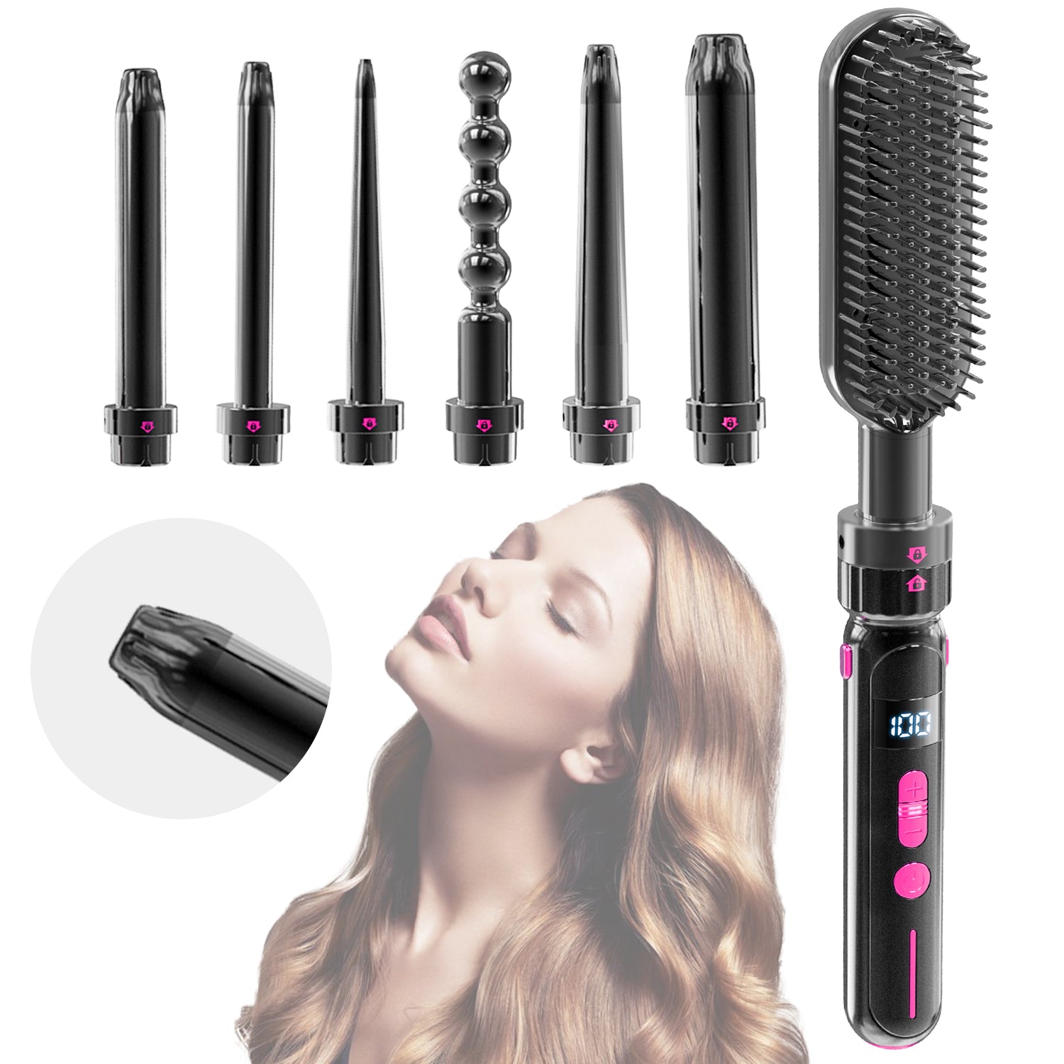 Hair Iron Safety Against Scalding Easy To Use Curly Hair Sticks