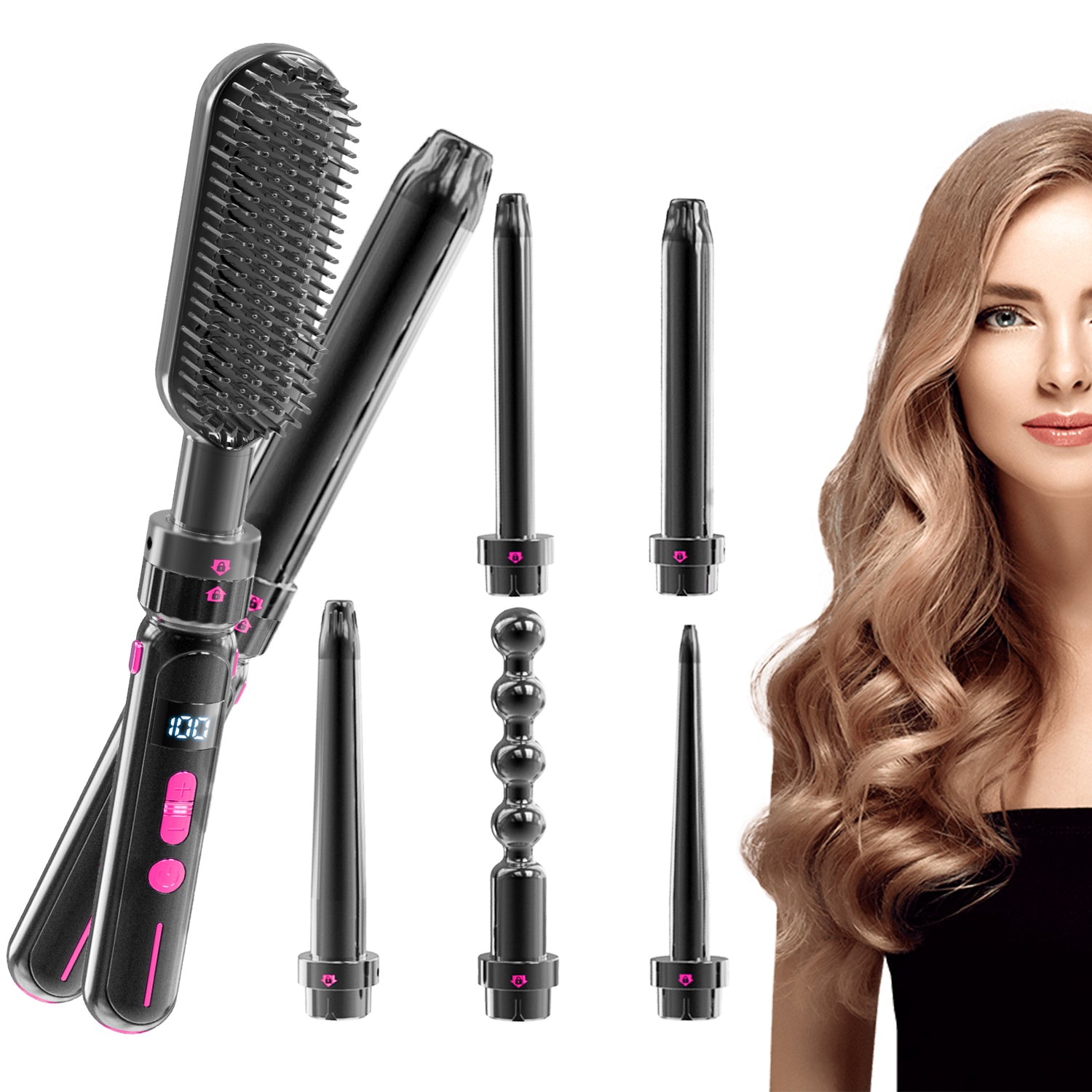 Hair Iron Safety Against Scalding Easy To Use Curly Hair Sticks